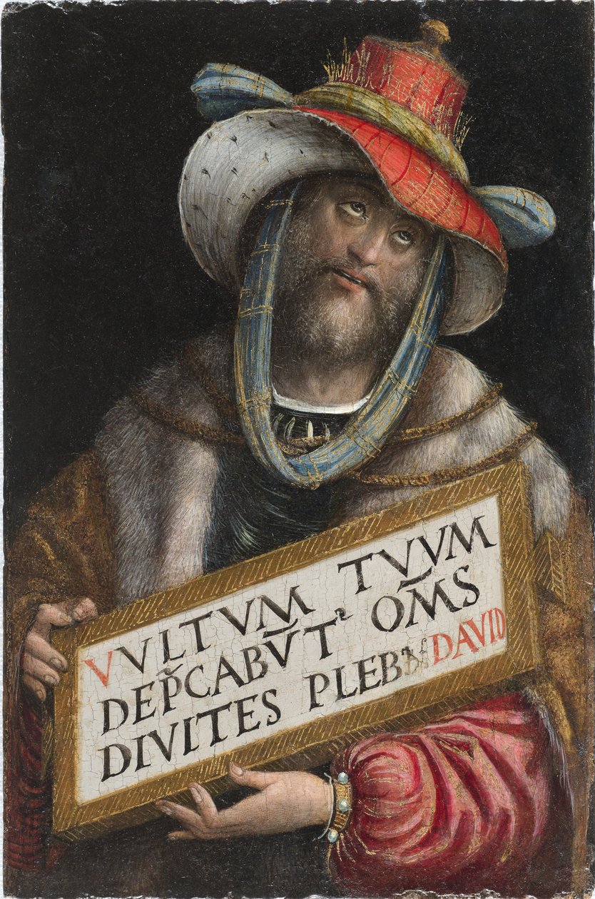 Rei Davi, c.1525 de Defendente Ferrari