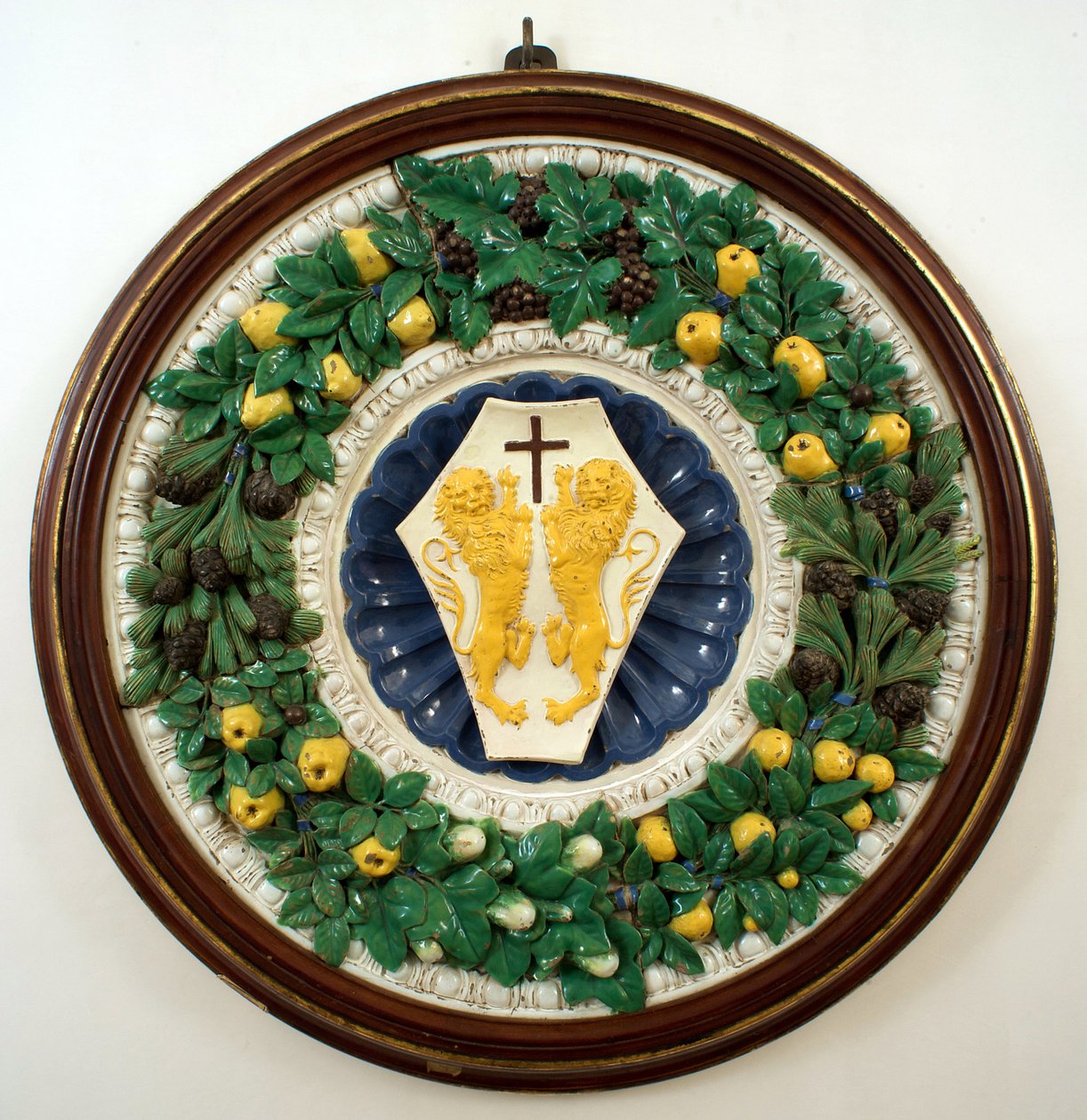 Brasão de armas da família Lotteringhi della Stufa de Della Robbia (workshop of)