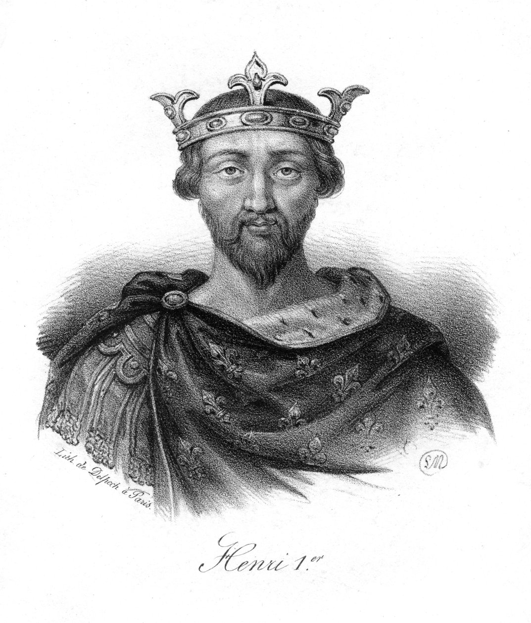 Henri I. da Inglaterra ou França de Delpech