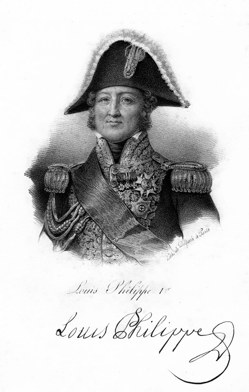 Louis Philippe I, rei da França, século XIX. de Delpech