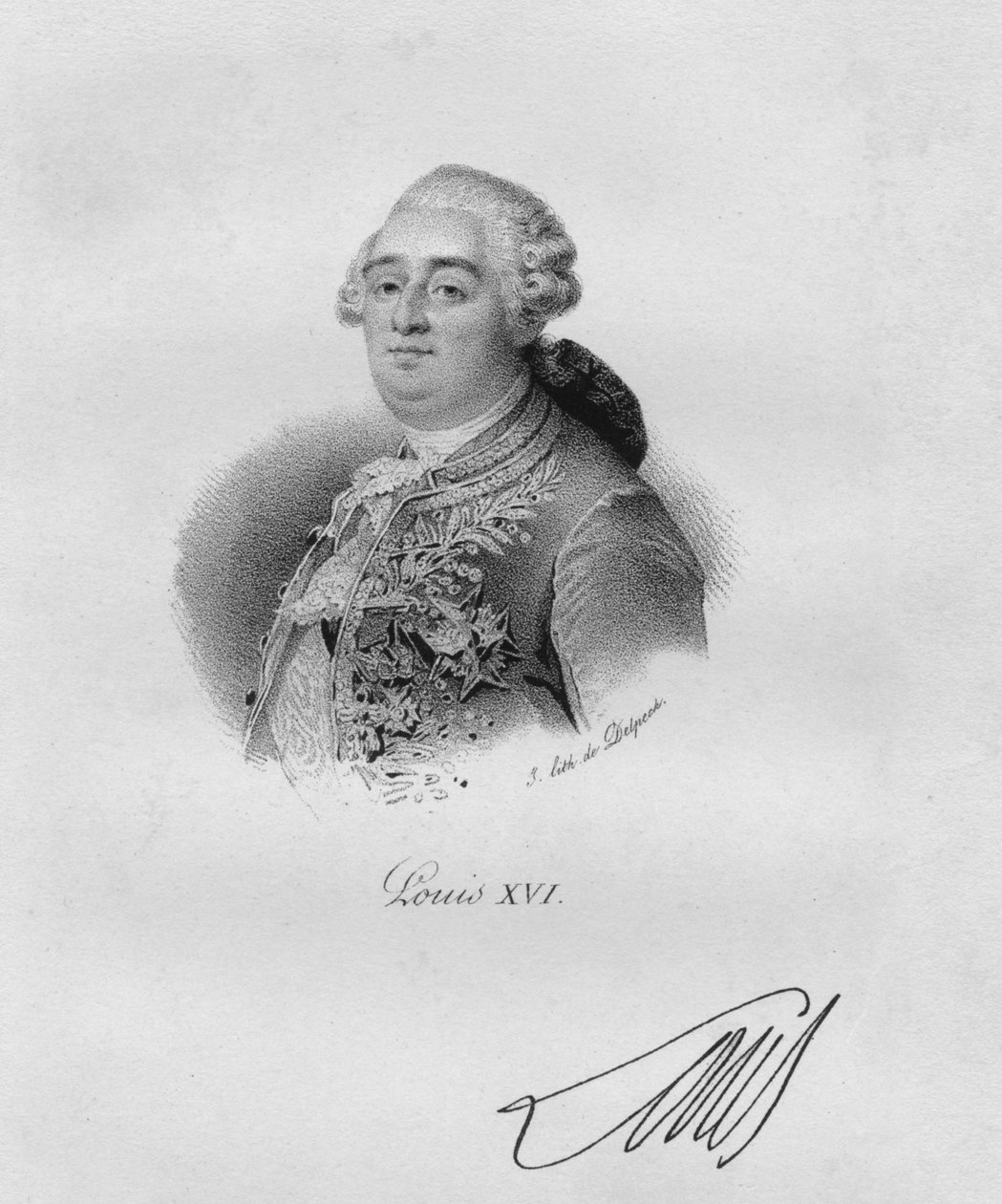 Luís XVI, c1820-1840. de Delpech