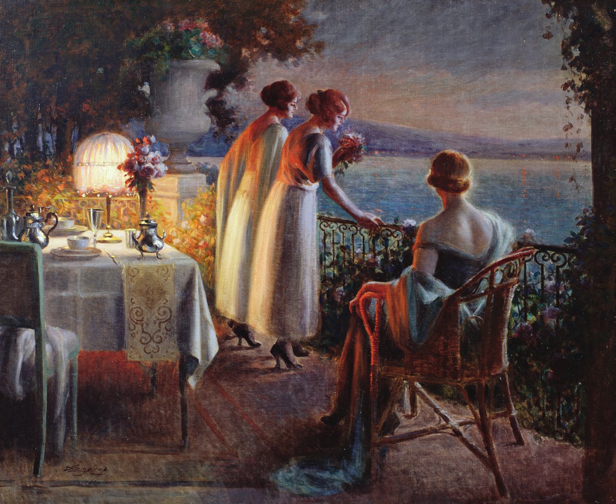 Na varanda de Delphin Enjolras