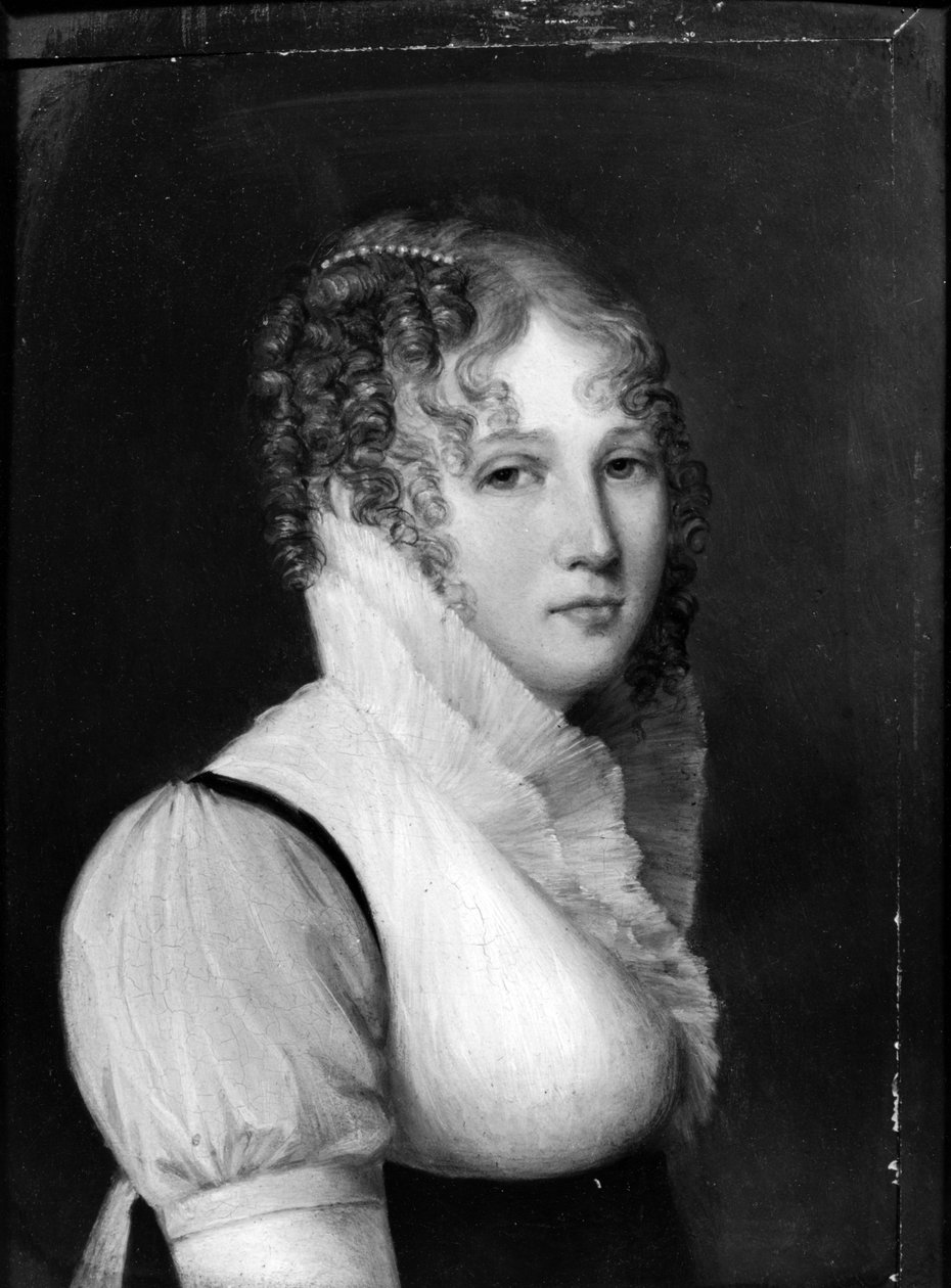 Auto-retrato de Delphine de, Marquise de Custine Sabran