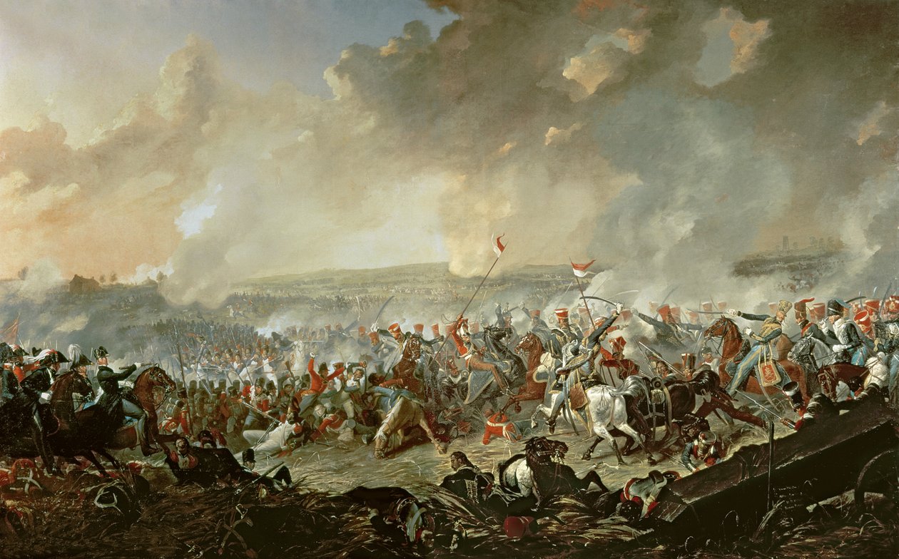 A Batalha de Waterloo, 18 de junho de 1815 de Denis Dighton