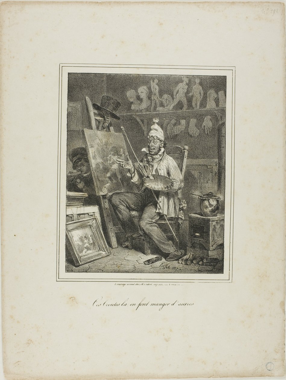 Estas crostas fazem os outros comerem de Denis Auguste Marie Raffet