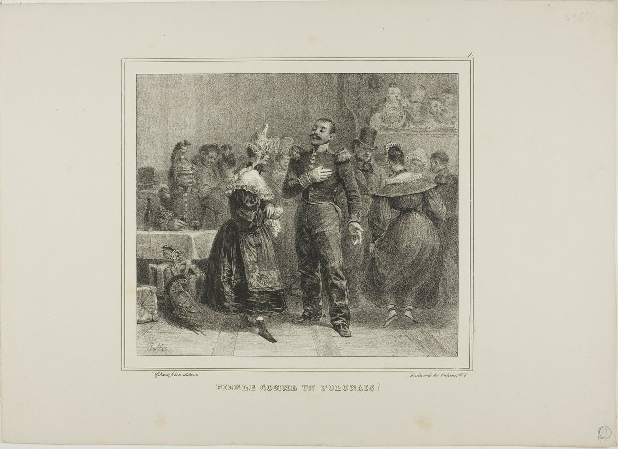 Fiel como um polaco! de Denis-Auguste-Marie Raffet