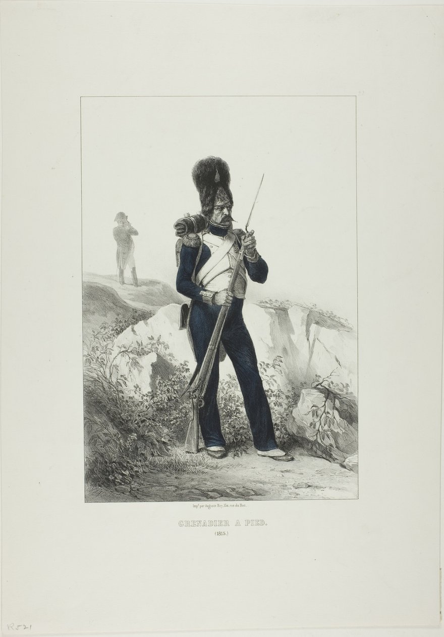 Granadeiro a pé, Elba de Denis Auguste Marie Raffet