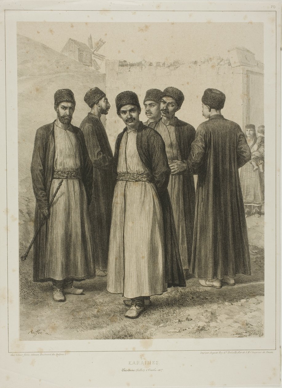 Karaimes, Theodosia, Kaffa, 1 de outubro de 1837 de Denis-Auguste-Marie Raffet