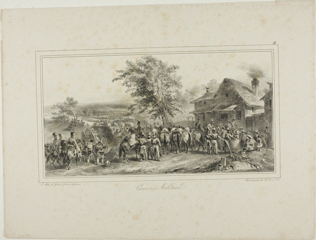 Comboio militar de Denis Auguste Marie Raffet