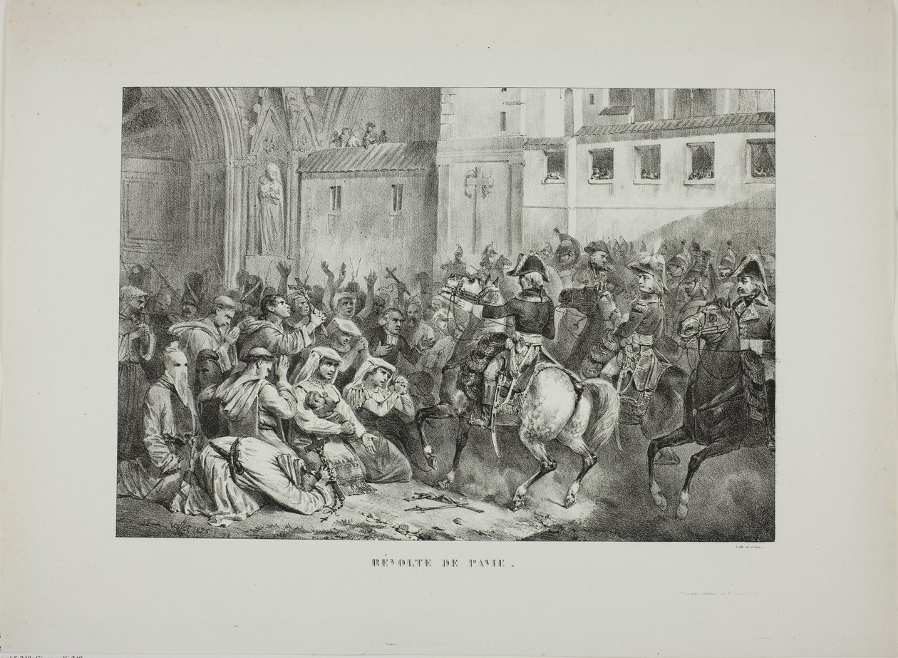 Revolta de Pavia de Denis Auguste Marie Raffet