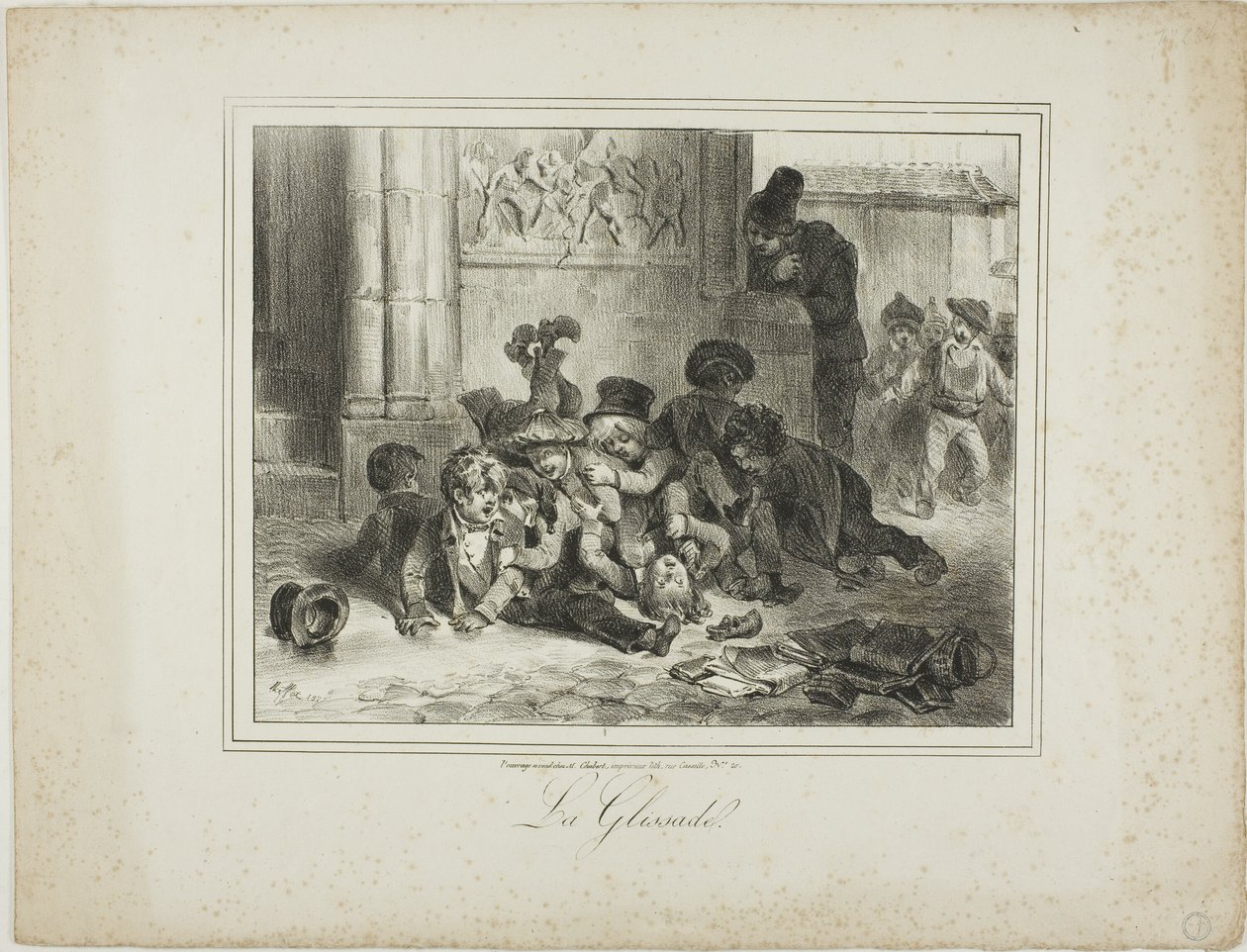 O deslizamento de Denis Auguste Marie Raffet