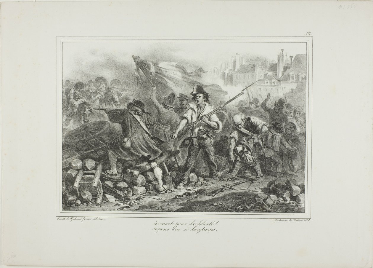 À morte pela liberdade! de Denis Auguste Marie Raffet