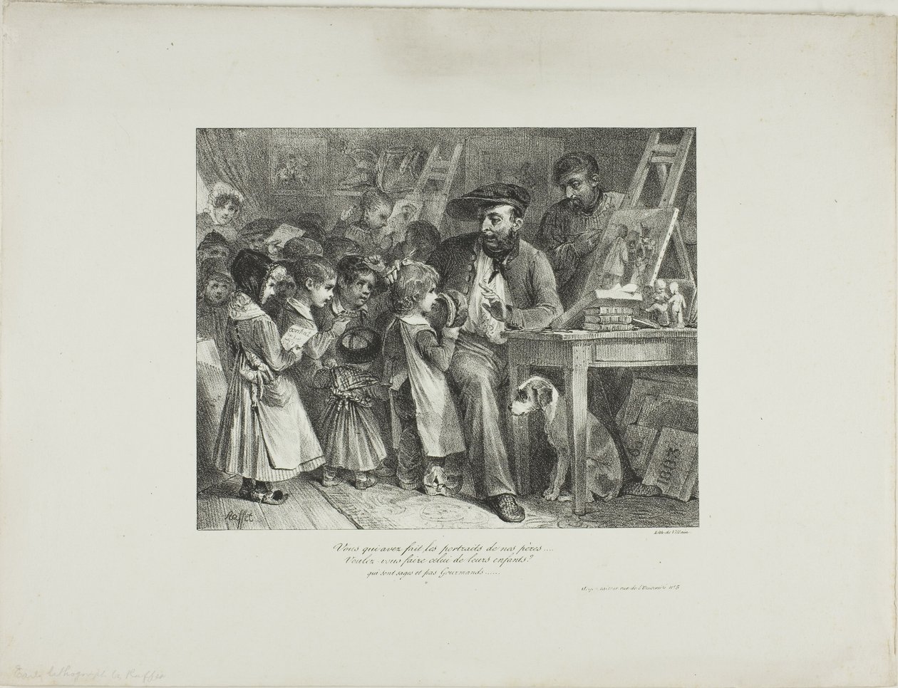 Vós que fizestes retratos dos nossos pais... fá-los-íeis dos seus filhos de Denis Auguste Marie Raffet