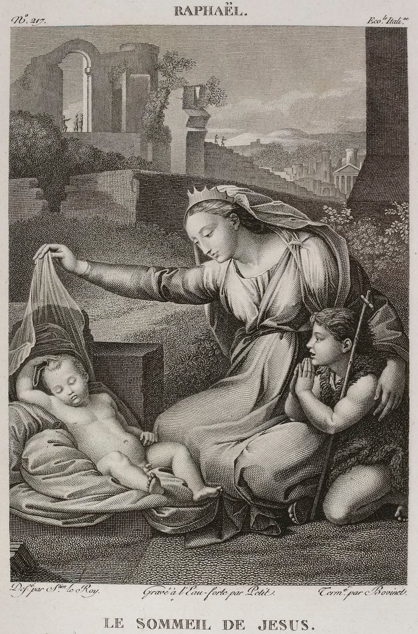 Denis-Sébastien Leroy, Petit e Bovinet - O sono de Jesus, segundo Rafael - 1802-1815 de Denis Sebastien Leroy