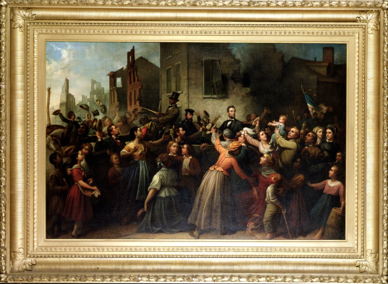Lincolns passeia por Richmond, 1866 de Dennis Malone Carter