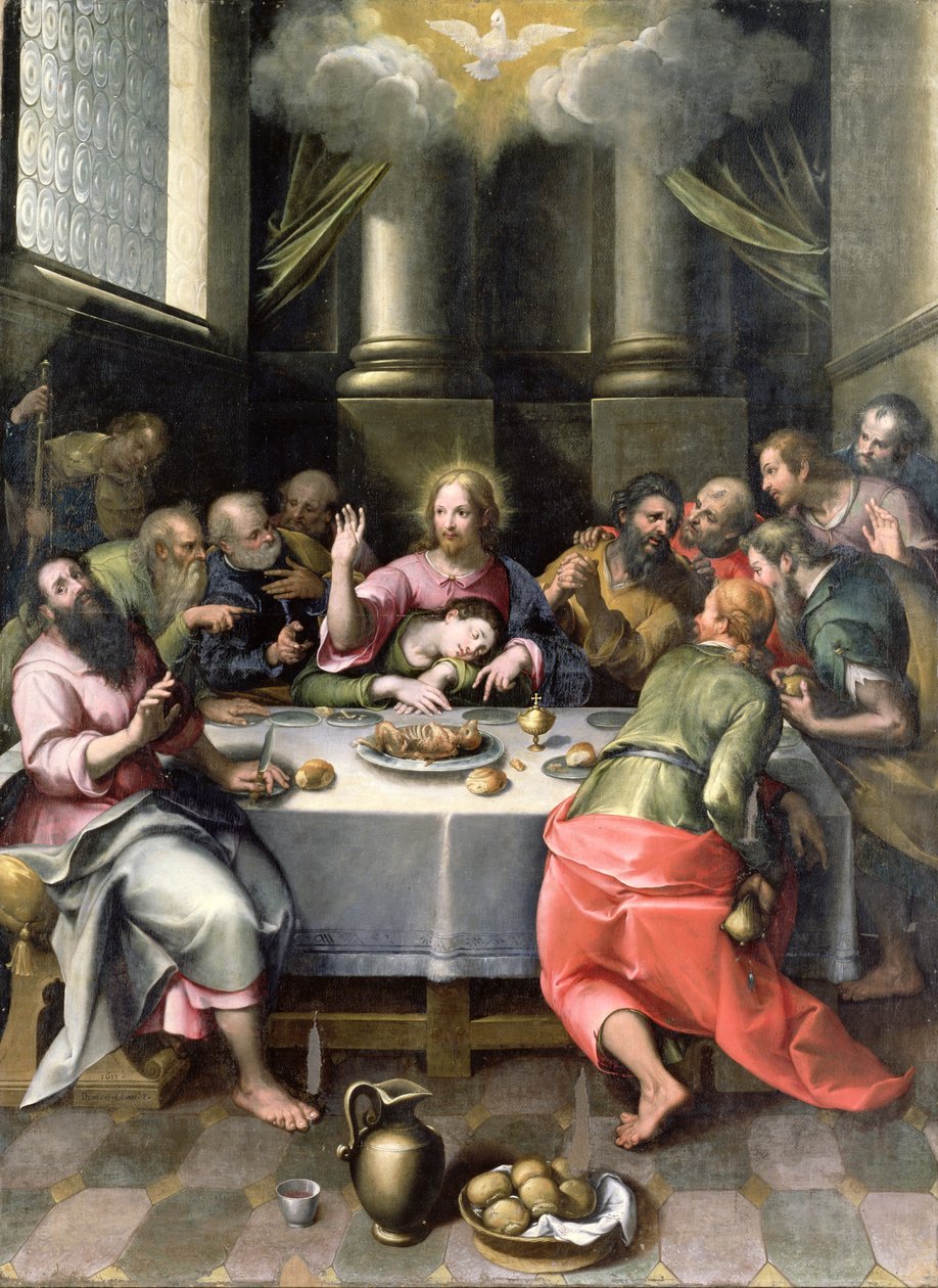 A Última Ceia, 1611 de Denis Calvaert