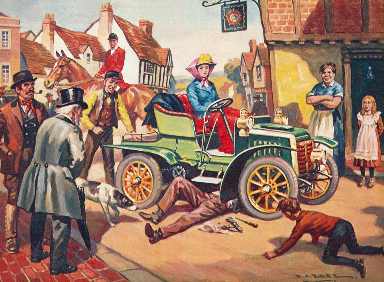 Viagem de automóvel de Derek Charles Eyles