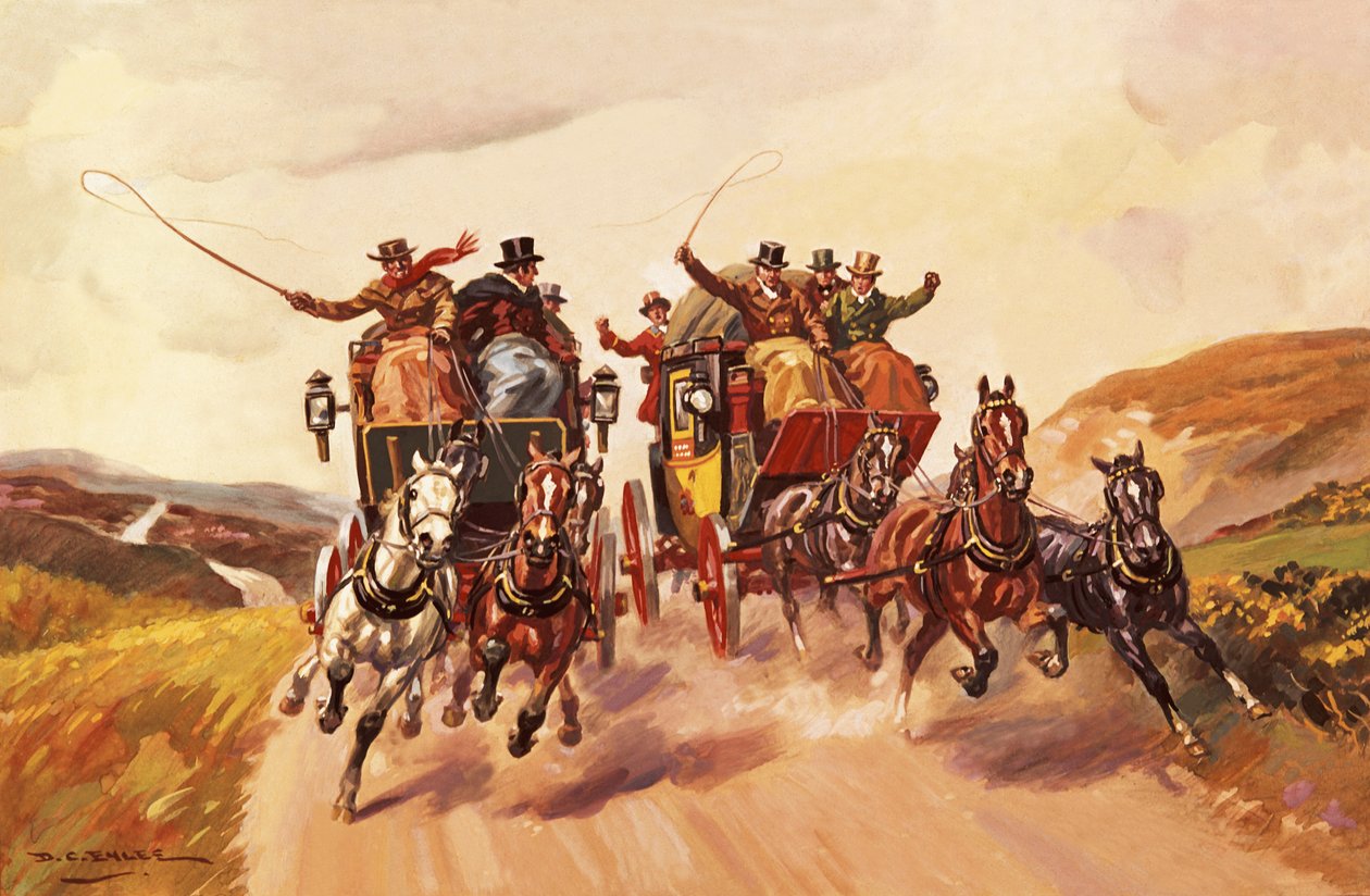 Corrida entre autocarros de turismo de Derek Charles Eyles