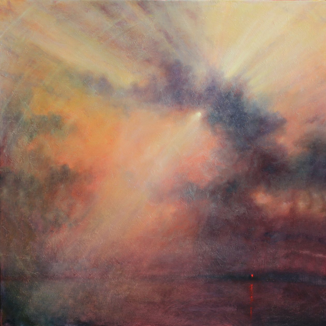 Estuário, 2022 (Óleo sobre Tela) de Derek Hare