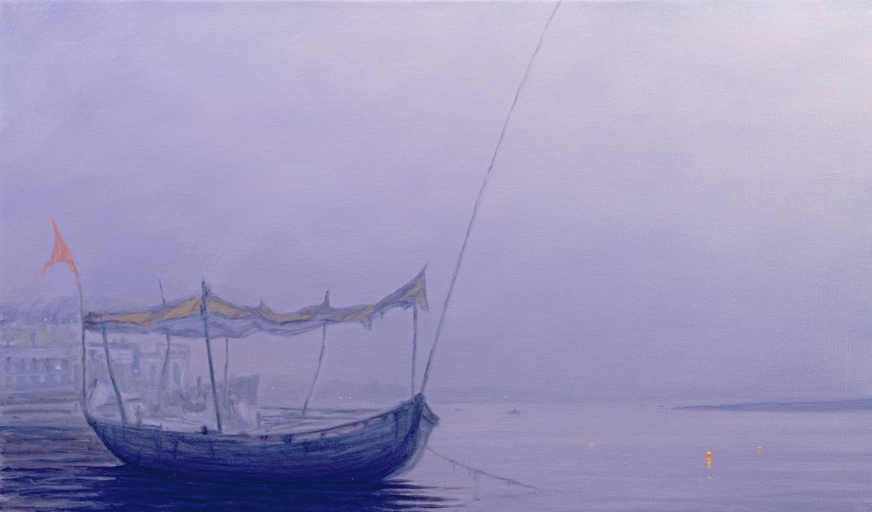 Velas de Oração no Ganges de Derek Hare