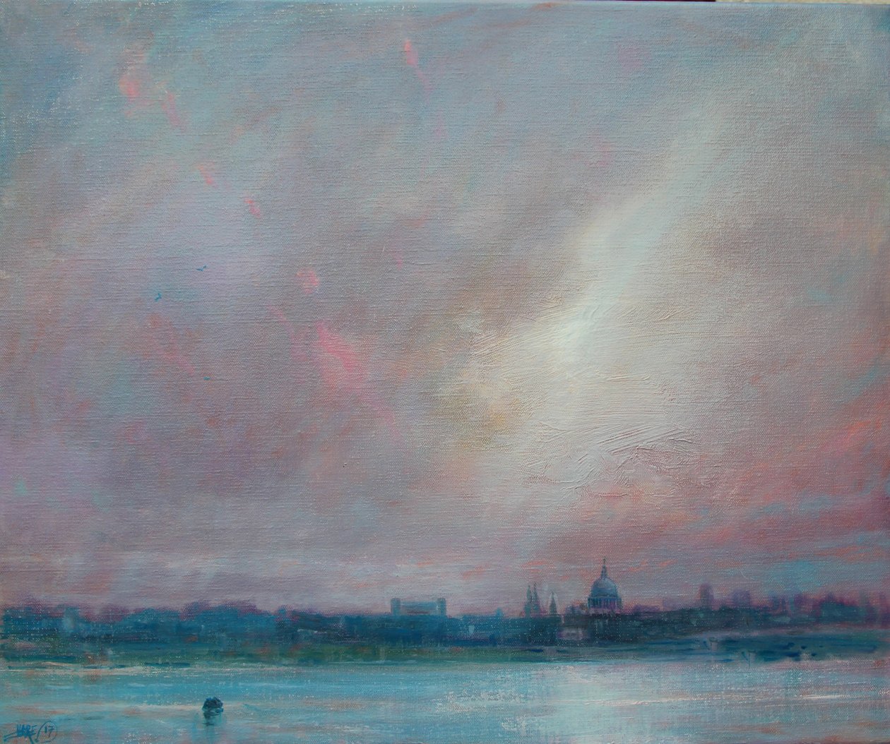 Skyline de São Paulo, 2017 (Óleo sobre tela) de Derek Hare