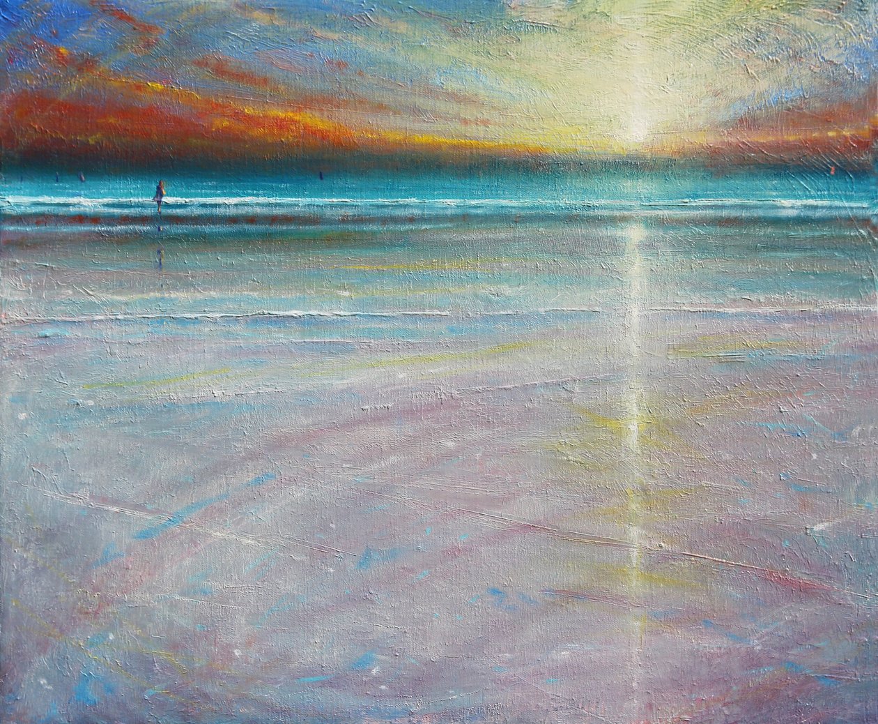 Stillness of Evening, 2020 (Oil on Canvas) de Derek Hare