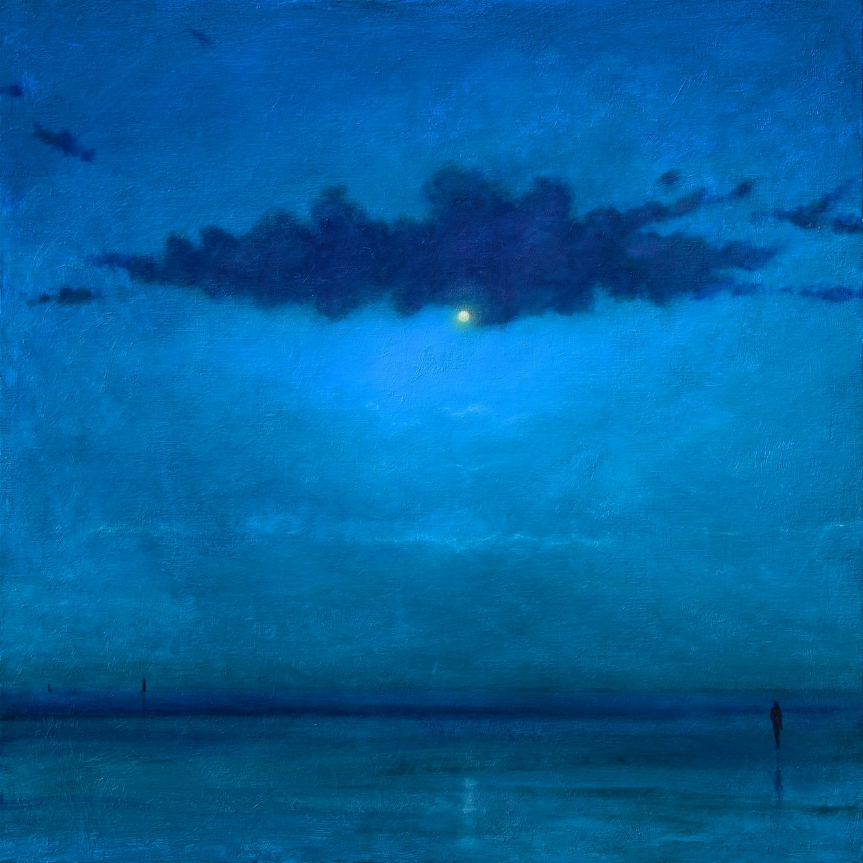 The Illusion Of Calm, 2022 (Oil on Canvas) de Derek Hare