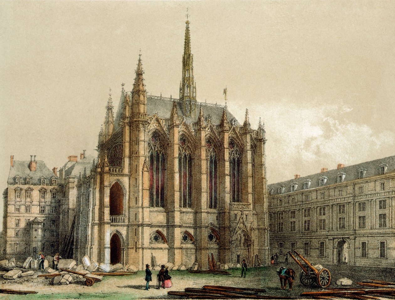 A, sainte, Chapelle, paris de Deroy