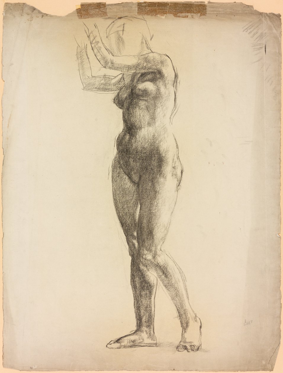Estudo de uma figura feminina de Derwent Lees