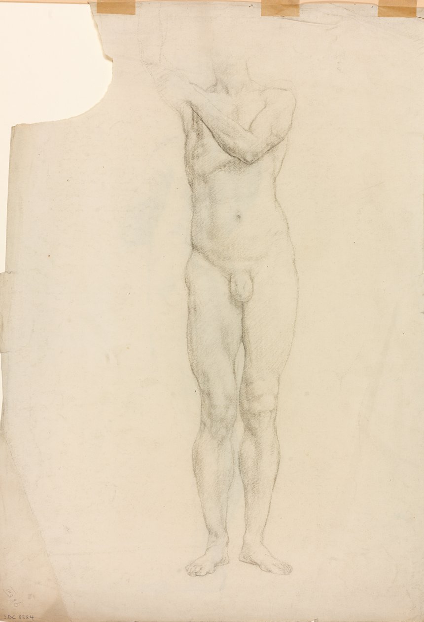 Estudo de uma figura masculina de Derwent Lees