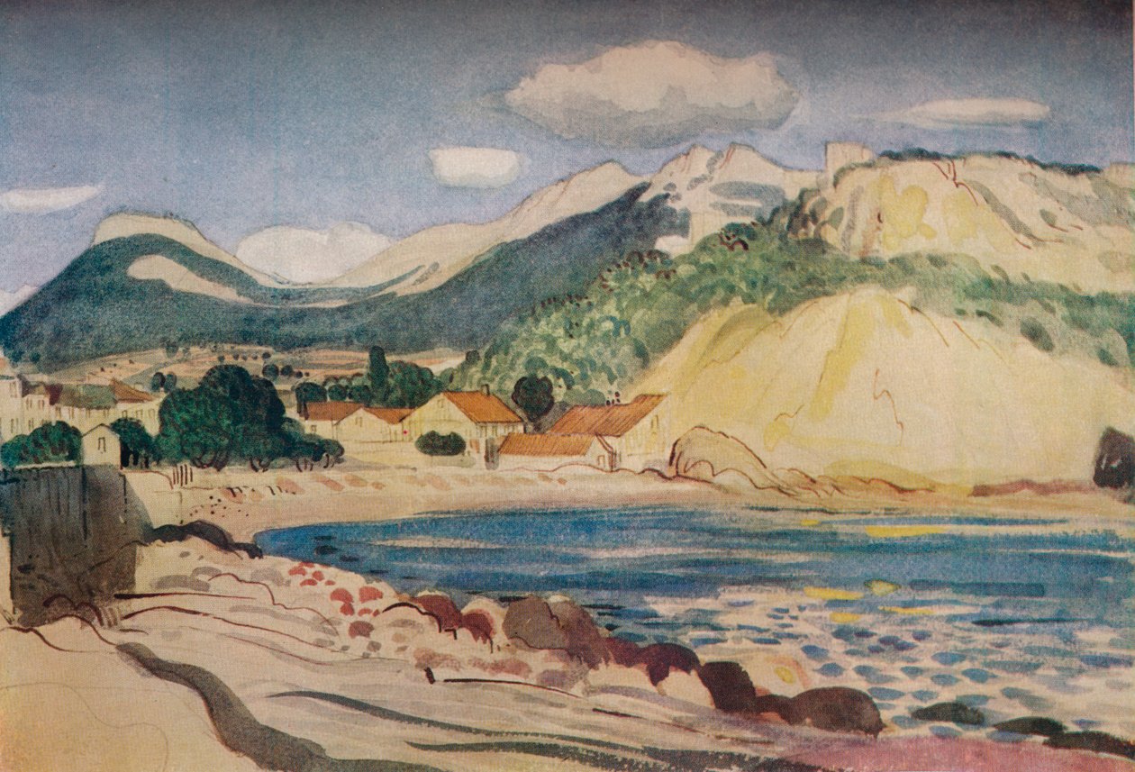 Baía no sul da França, 1931 de Derwent Lees
