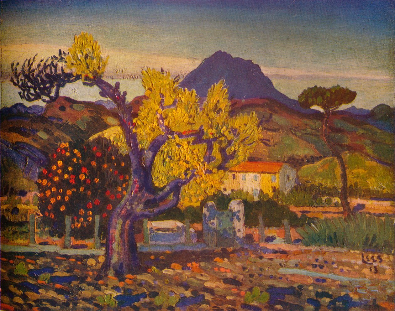 Árvore de pêra em flor, 1913 1932 de Derwent Lees