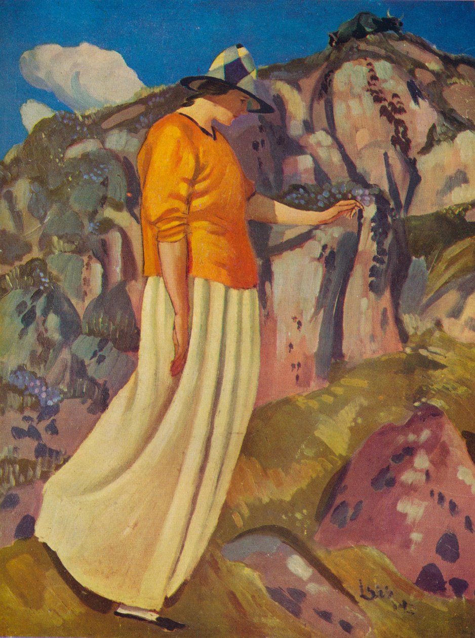 A saia amarela, 1914 de Derwent Lees