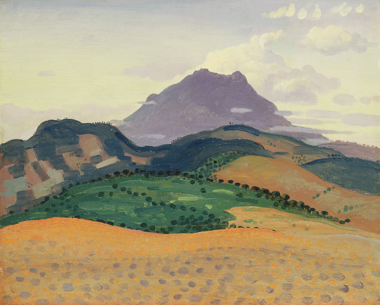 Tour Madeloc nos Pirenéus, c.1913 de Derwent Lees