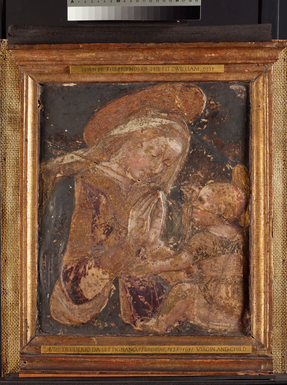 Virgem e Criança de Desiderio da Settignano (after)