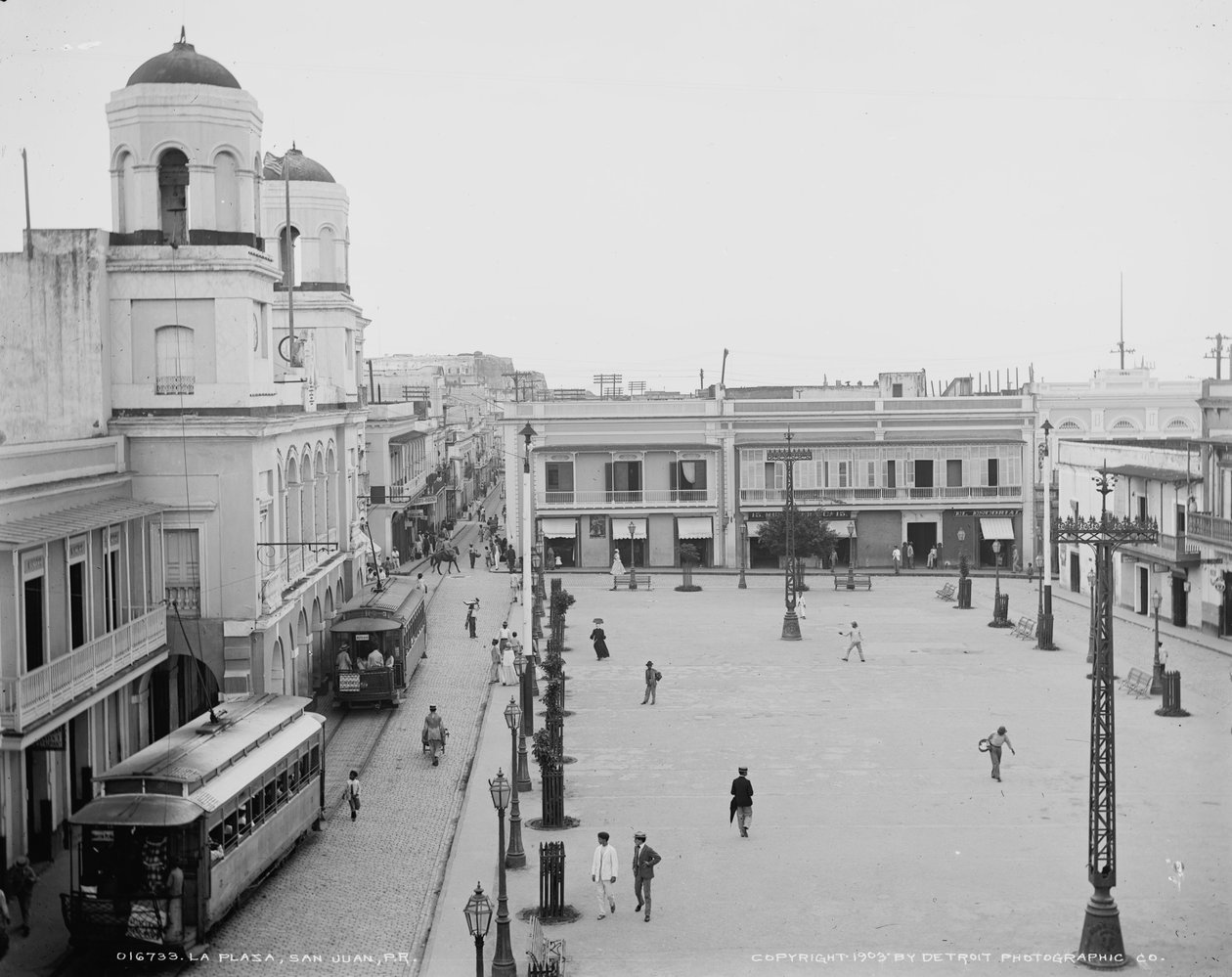 A Plaza, San Juan, Porto Rico, c.1903 de Detroit Publishing Co.