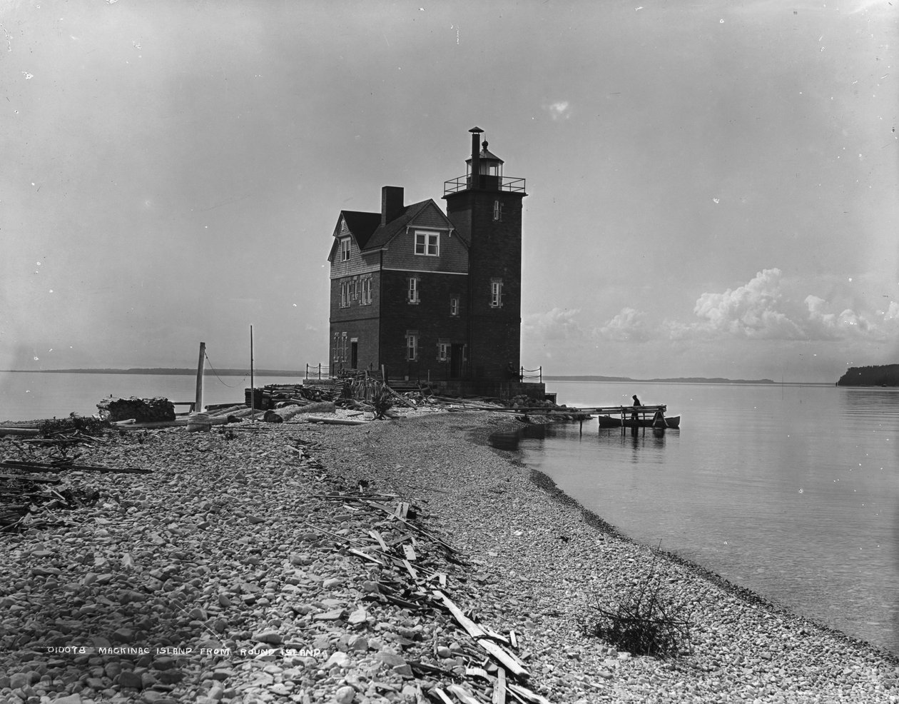 Ilha Mackinac da Ilha Redonda, c.1899 de Detroit Publishing Co.