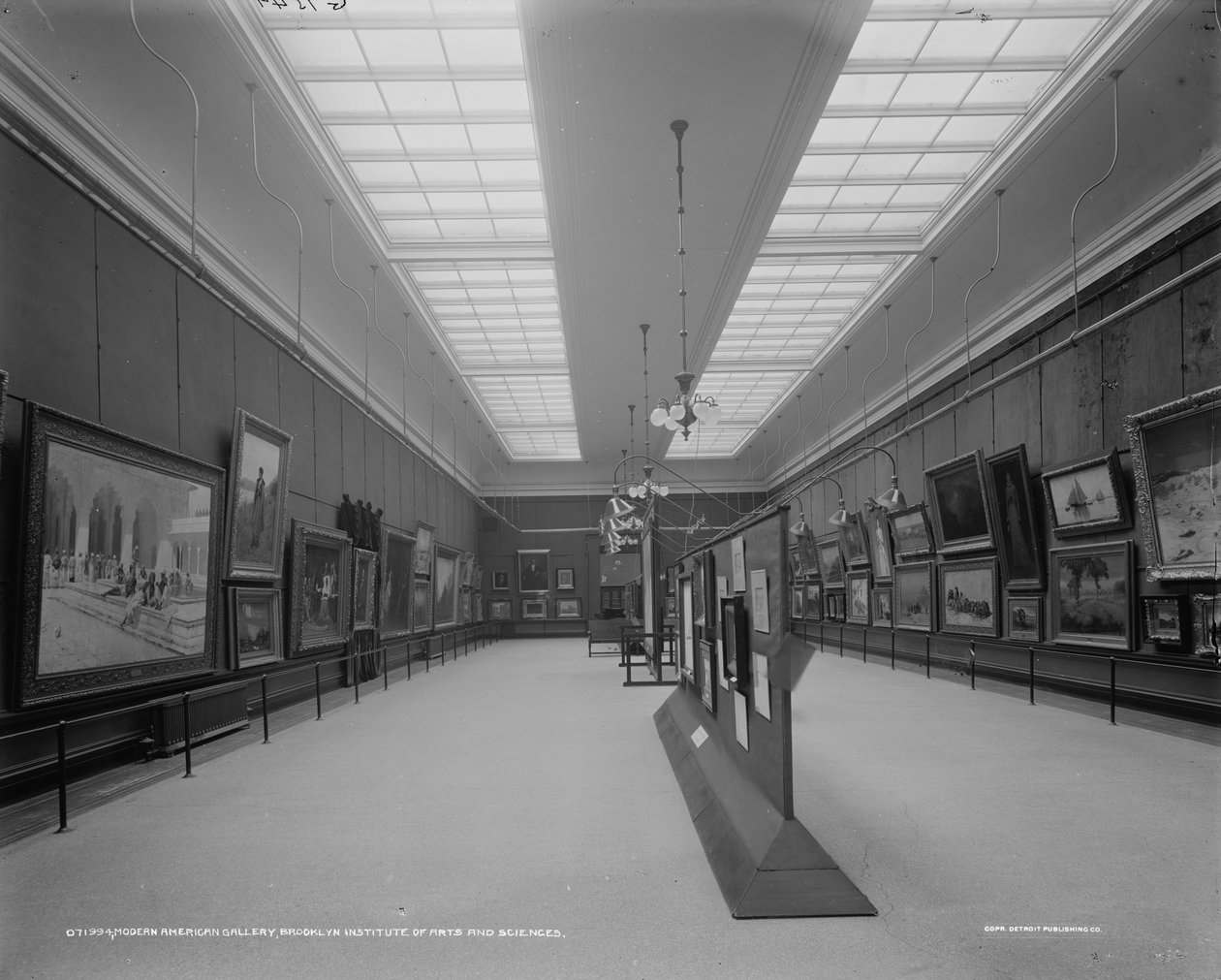 Galeria americana moderna, Instituto de Artes e Ciências do Brooklyn, c.1905-15 de Detroit Publishing Co.