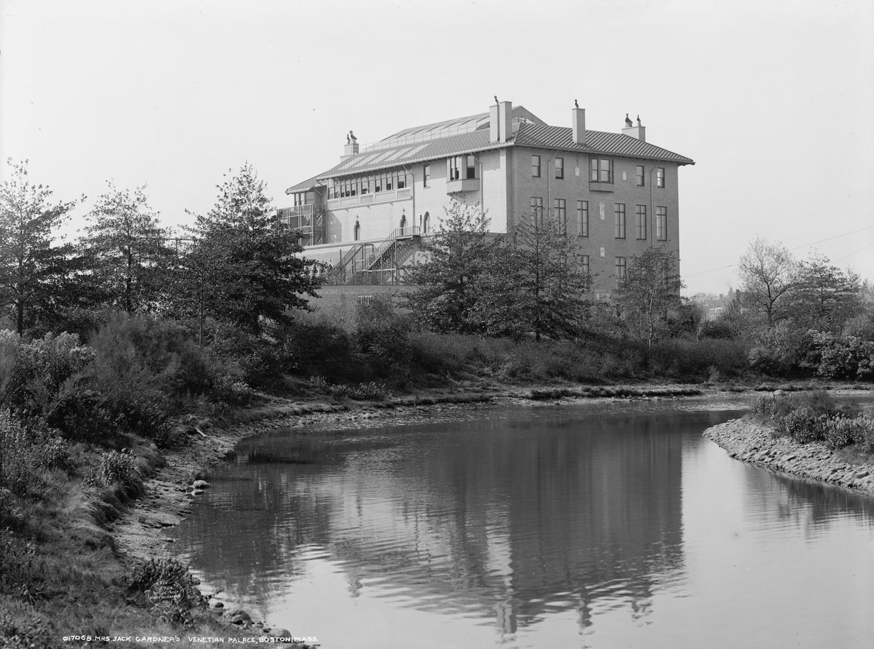 Palácio Veneziano da Sra. Jack Gardner, Boston, Massachusetts, c.1904 de Detroit Publishing Co.