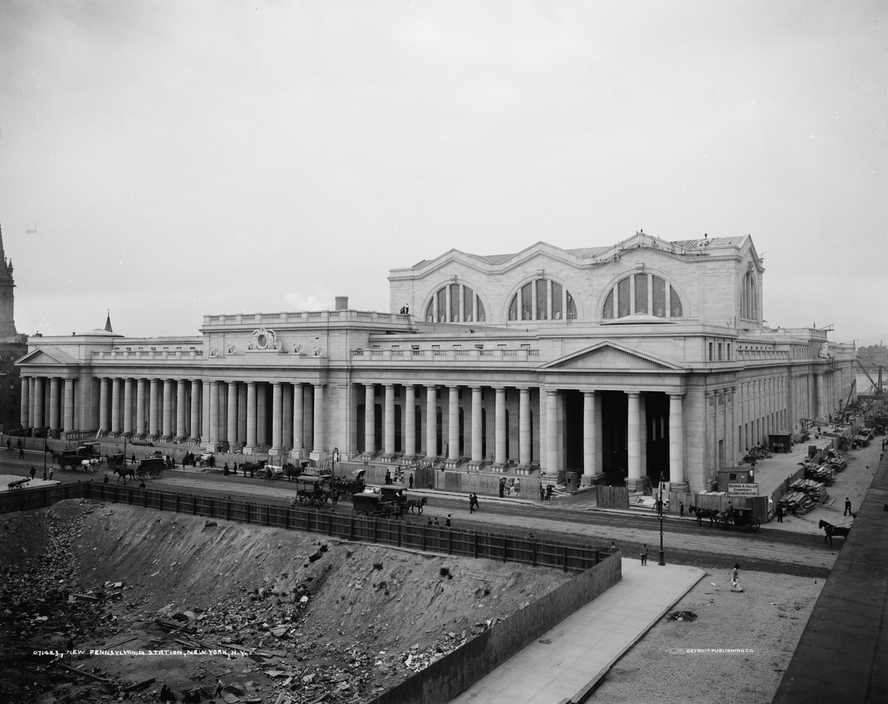 Estação New Pennsylvania, Nova York, NY, c.1904-20 de Detroit Publishing Co.