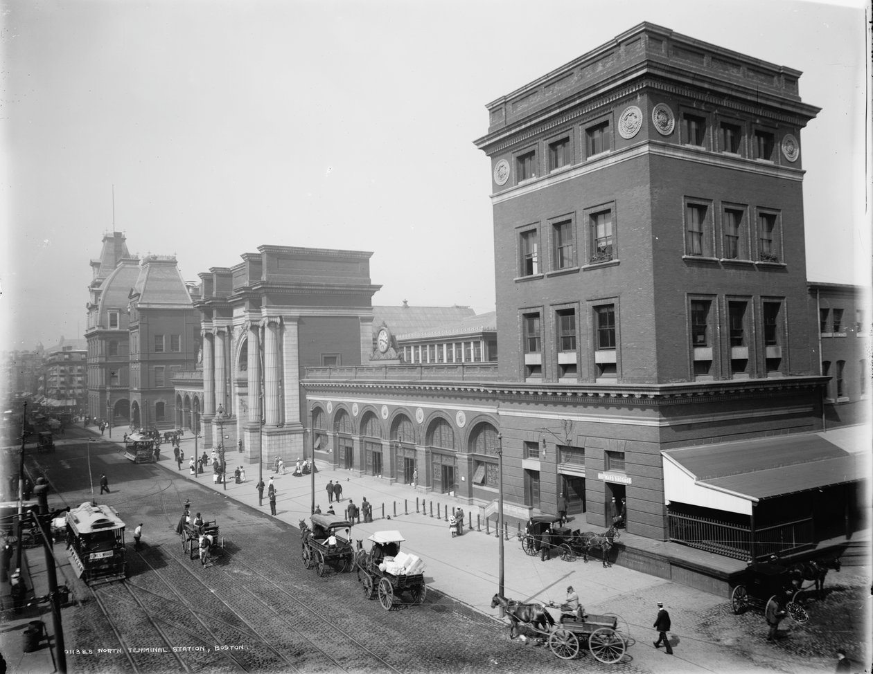 Estação terminal norte, Boston de Detroit Publishing Co.