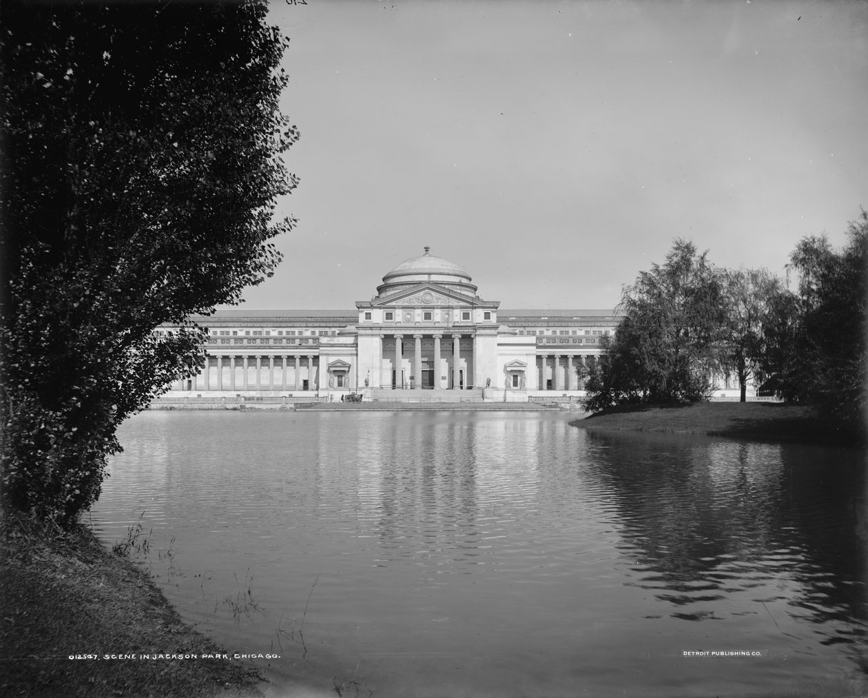 Cena, em, parque jackson, chicago, illinois, 1890-1901 de Detroit Publishing Co.