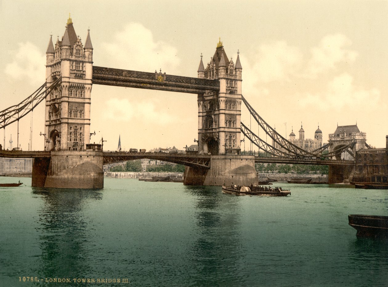 Tower Bridge, Londres de Detroit Photographic Co.
