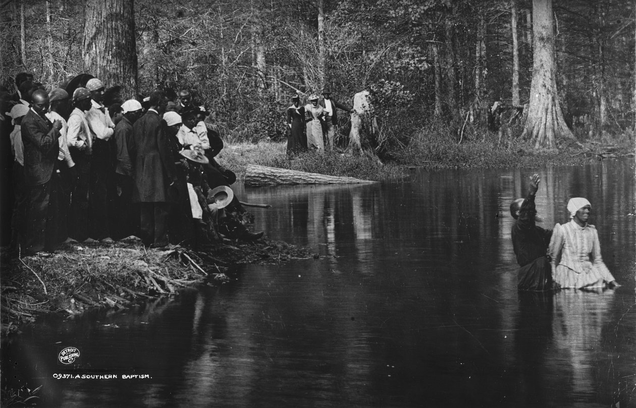 Um batismo sulista, Aiken de Detroit Publishing Co.