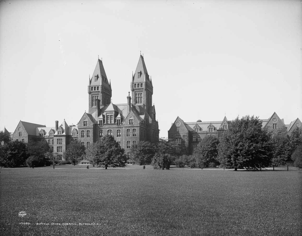 Búfalo State Hospital, Buffalo, NY, c.1900-10 de Detroit Publishing Co.