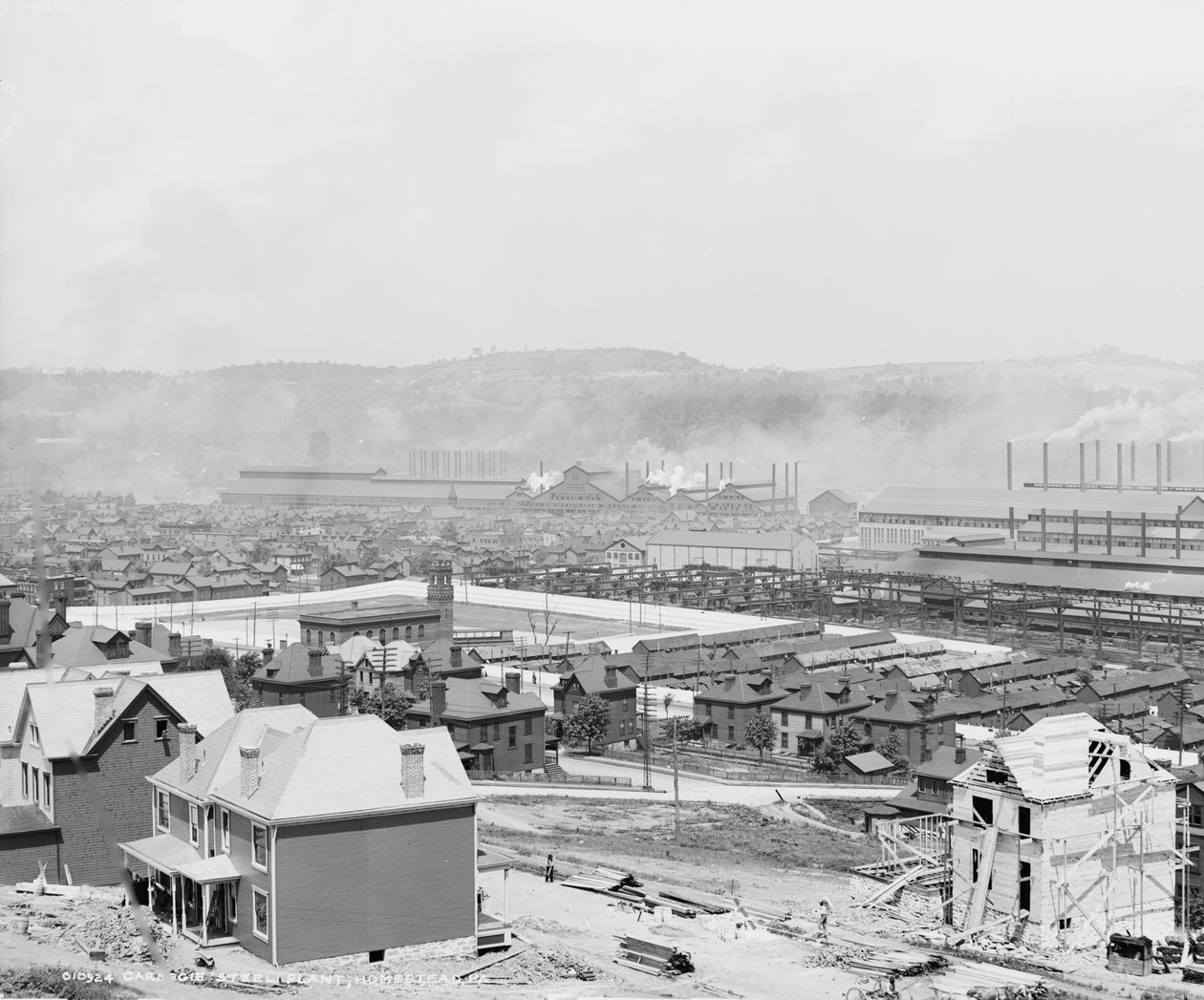 Carnegie Steel Plant, Homestead, Pensilvânia, c.1905 de Detroit Publishing Co.