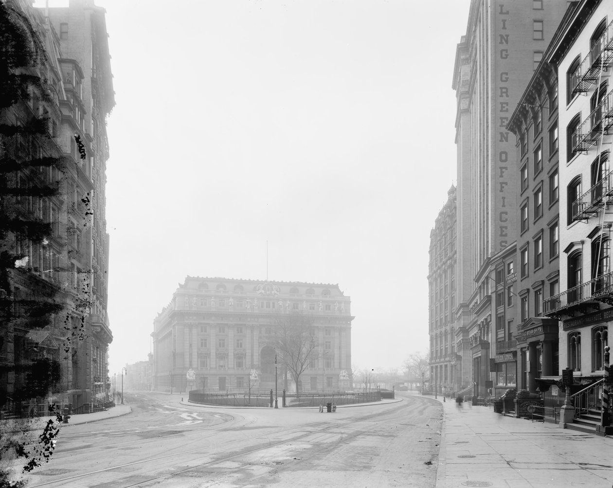 Alfândega e Bowling Green, Nova York, NY, c.1907-10 de Detroit Publishing Co.