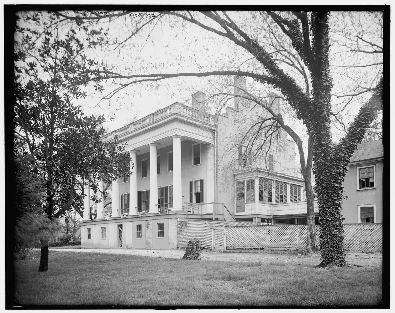 Elizabeth Van Lew mansão, Richmond, VA, antes de 1911 (foto a p/b) de Detroit Publishing Co.