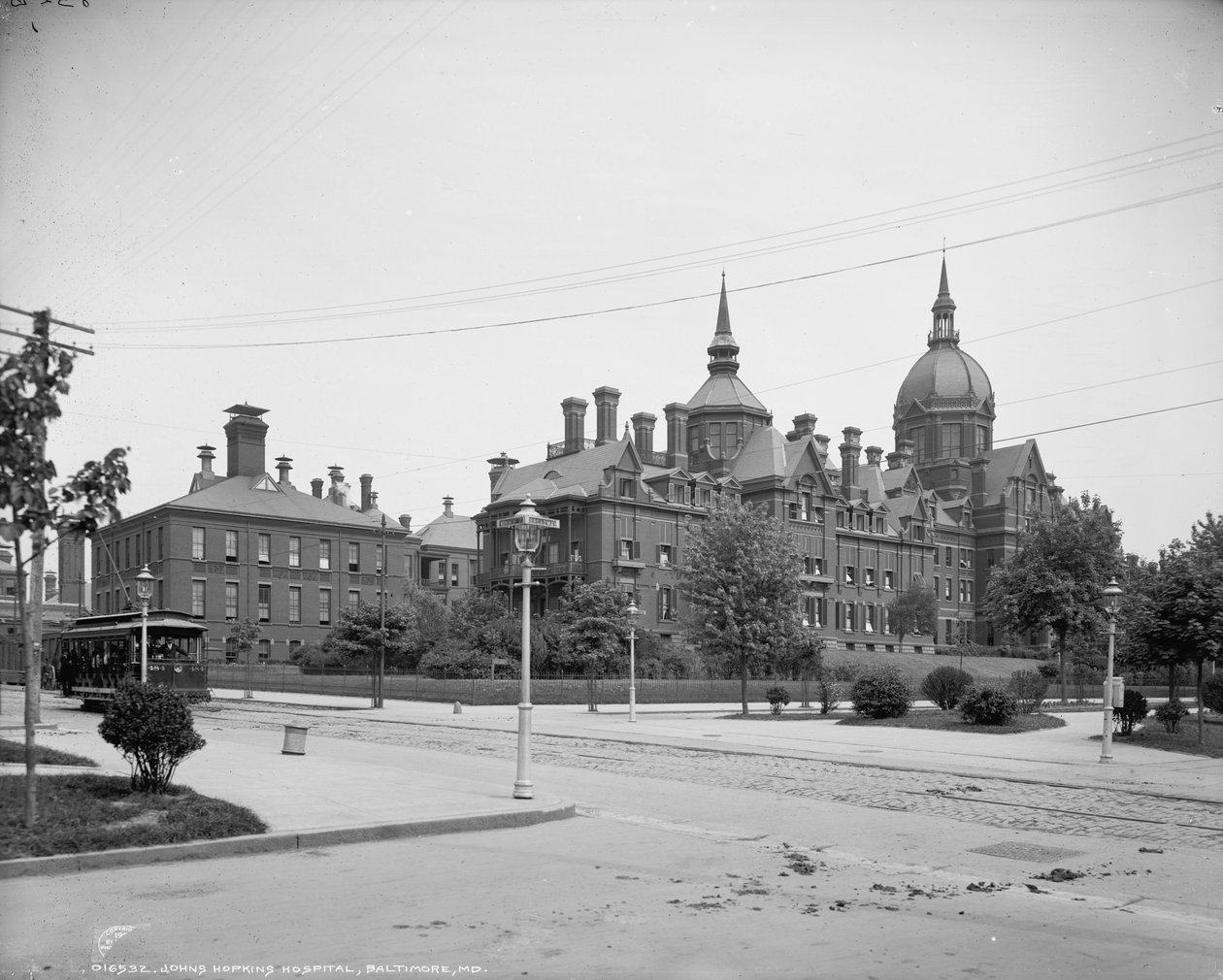 Hospital Johns Hopkins, Baltimore, Maryland, c.1903 de Detroit Publishing Co.