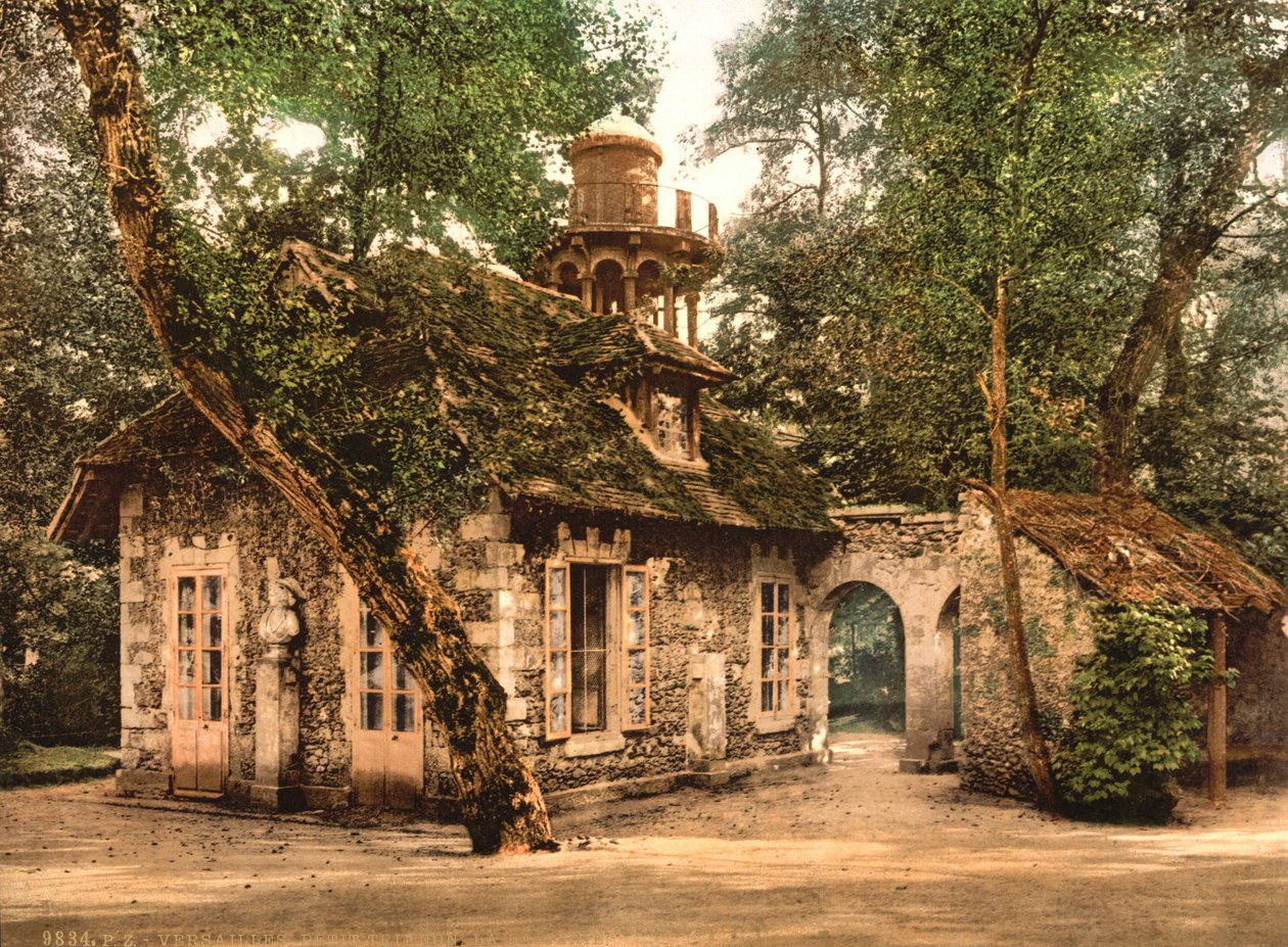 Pequeno Trianon, a leiteria, Versailles, c.1890-1900 de Detroit Publishing Co.